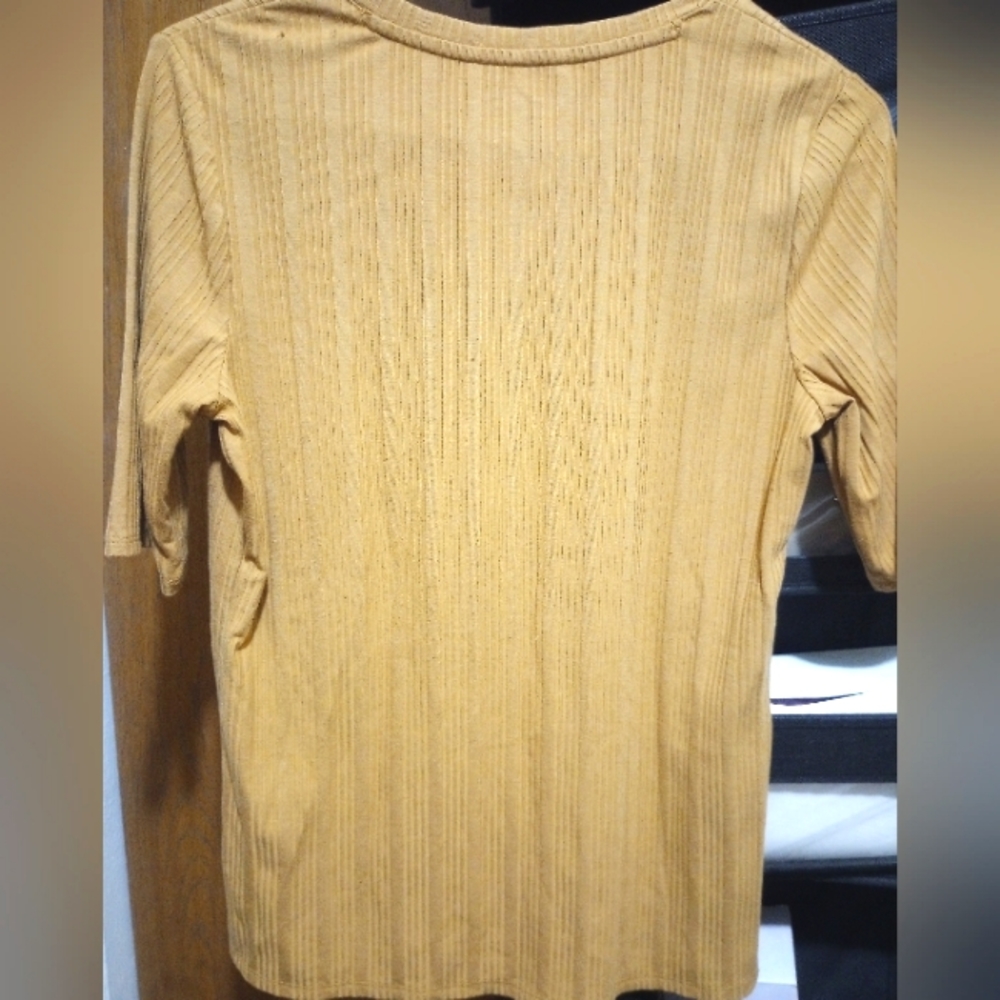 Nine West Ribbed Top - Picture 3 of 4